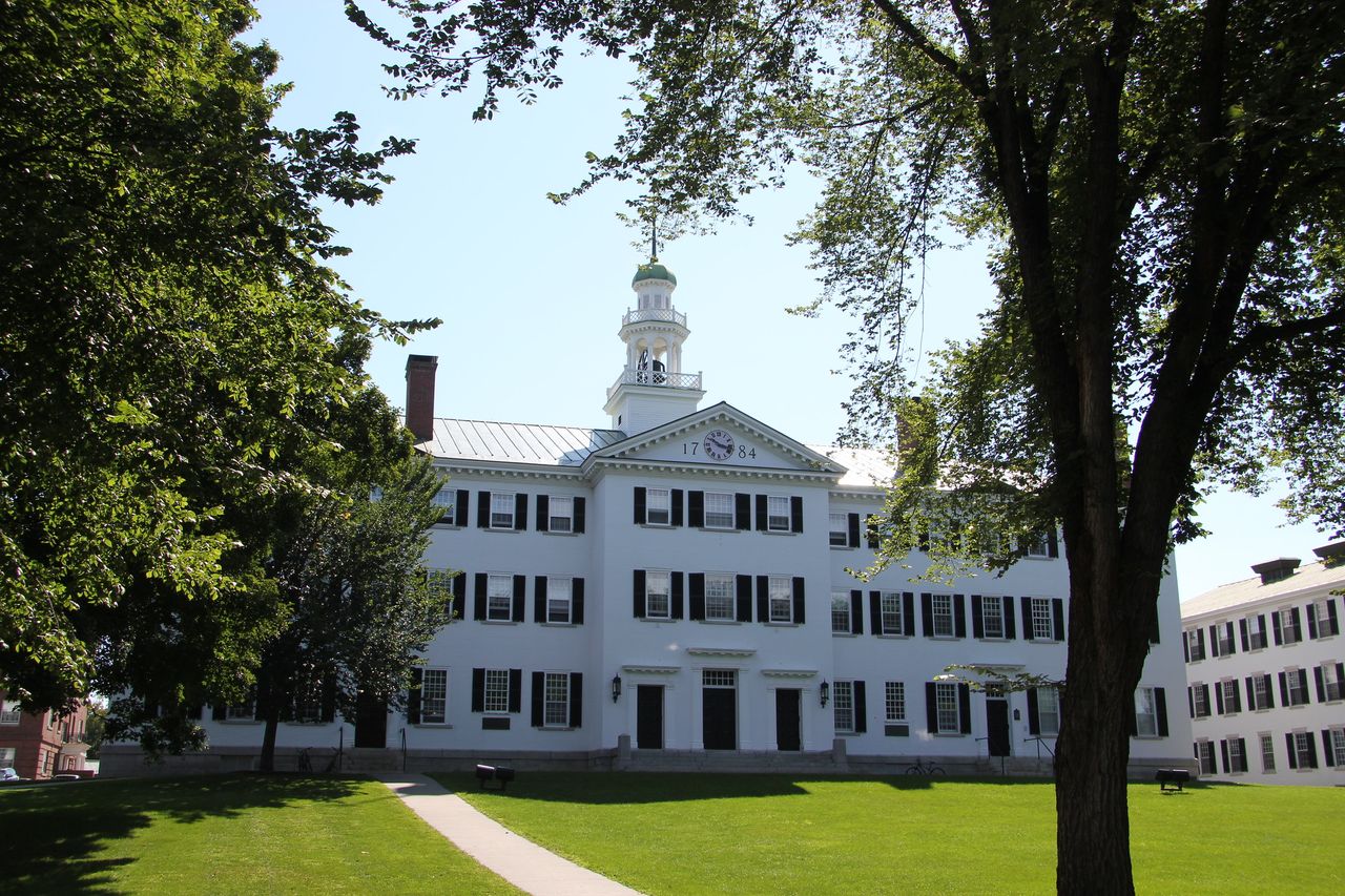 A campus of Dartmouth College in Hanover, New Hampshire