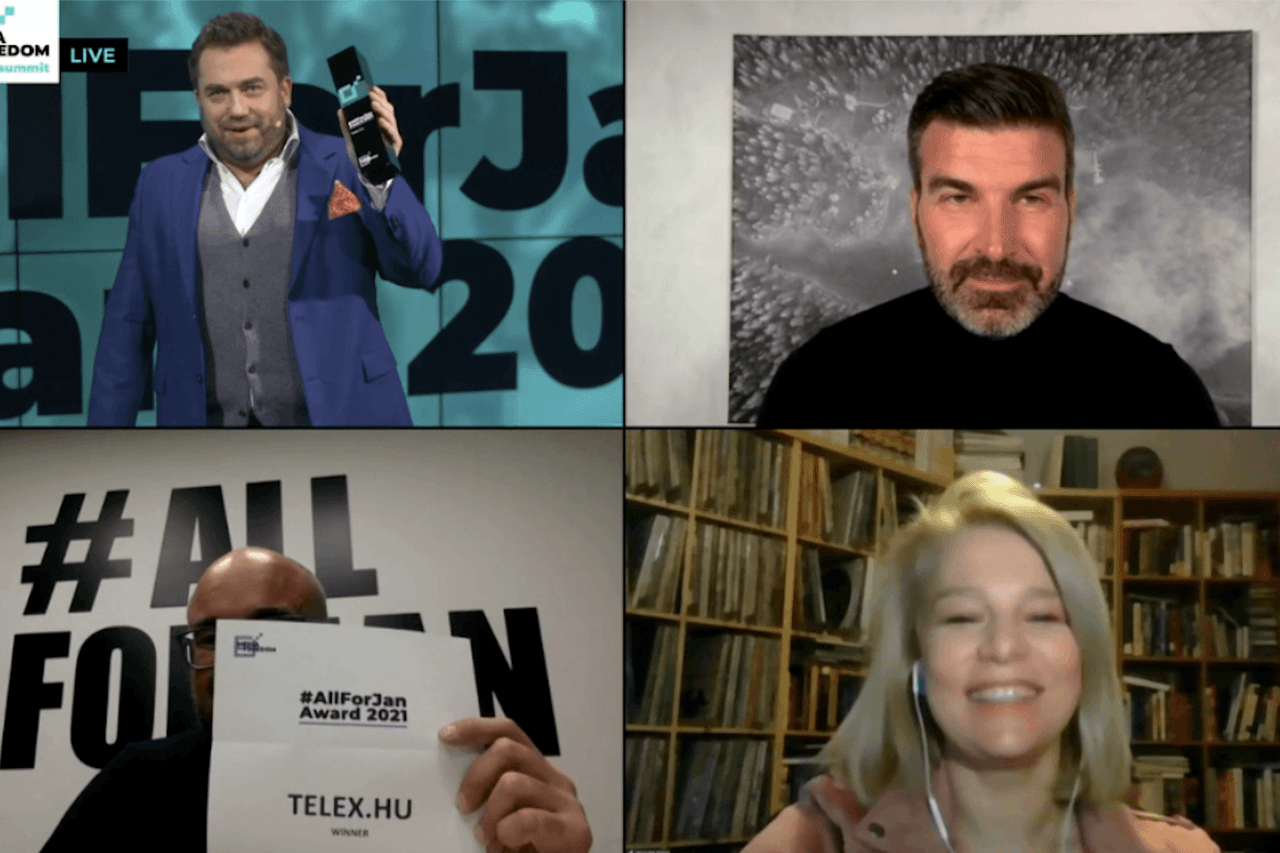 Fotografie z letošního ročníku online udílení mezinárodní ceny #AllForJan Award 2021