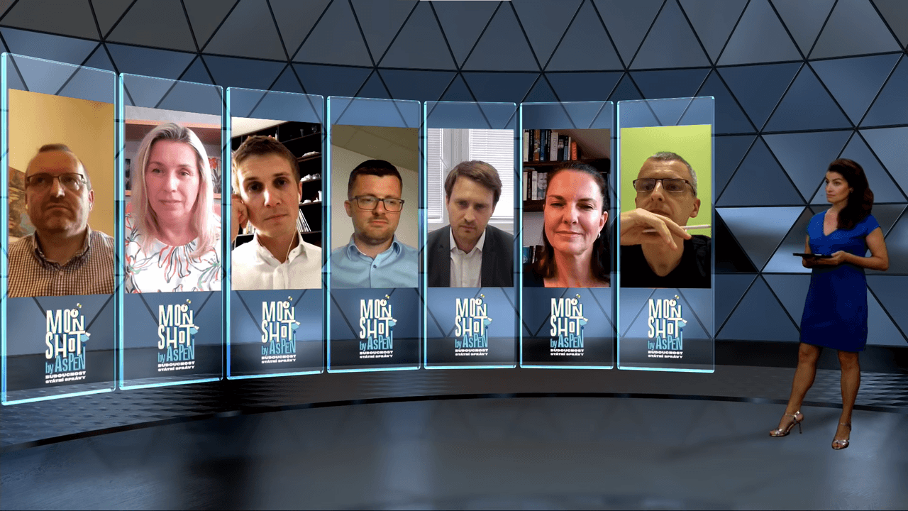 Panelists of the conference (from left): Michal Blaha, Danuse Nerudova, Jakub Drbohlav, David Slama, Ladislav Kucera, Dana Berova and Pavel Rehak.