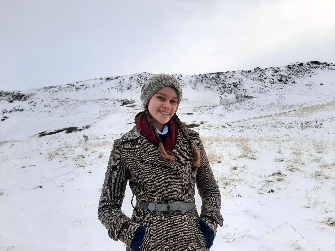 Jana Kvapilová on a school trip to Iceland