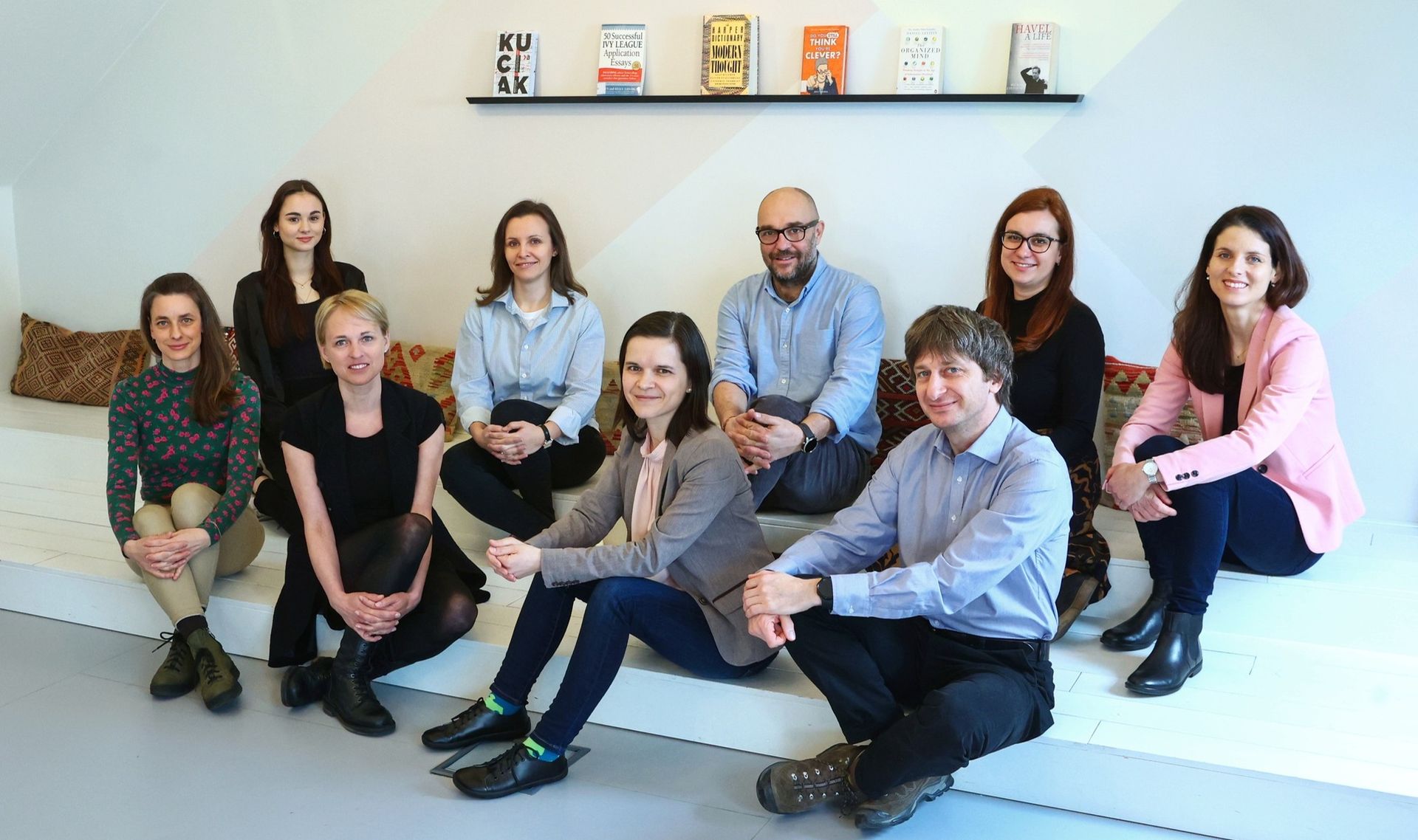 The Bakala Foundation team in 2023. Photo: Ondřej Besperát.